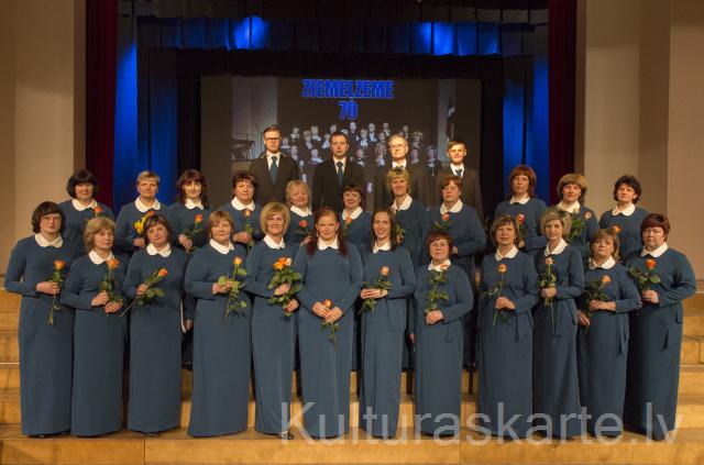 Jauktais koris "Ziemeļzeme" 70 gadu jubilejas koncertā, 2016
